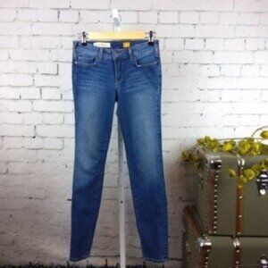 Pilcro and the Letterpress Serif Skinny Low-rise  Skinny Jeans  Blue Size 26